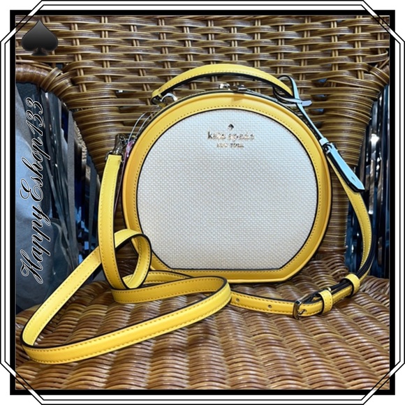 ♠️kate spade Traveler Canteen Canvas Crossbody Bag - Picture 1 of 14